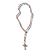 Terço Marmorizado com Medalha de Nossa Senhora Aparecida - 41cm - Imagem 1