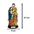 Imagem Sagrada Família 21 cm em resina - Imagem 2