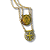 Escapulário Medalha de São Bento em Aço Inox Dourado - 32cm - Imagem 1
