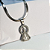 Colar em Aço Inox com Pingente de Nossa Srª. Aparecida Cravejado - 21cm - Imagem 4