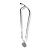 Colar com Medalha de São Bento Cravejada em Aço Inox – 23cm - Imagem 5