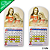 Kit com 2 calendário católico Sagrado Coração de Jesus - 2026 - Imagem 1