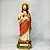 Imagem Sagrado Coração de Jesus com Detalhe em Dourado - 21 CM - Imagem 3
