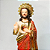 Imagem Sagrado Coração de Jesus com Detalhe em Dourado - 21 CM - Imagem 7