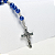 Kit com 12 Terço de Pulso Perolado Azul de N. S. Aparecida - Atacado - Imagem 5
