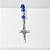 Kit com 12 Terço de Pulso de Cristal com Medalha de São Bento - Atacado (Cores Sortidas: Branco, Azul e Rosa) - Imagem 6