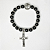 Kit com 12 Pulseiras de Hematita com Pingente de Crucifixo - Atacado - Imagem 3
