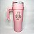 Copo térmico Carlo Acutis rosa 1,2 L - Imagem 1