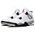 Air Jordan 4 Retro 'White Cement' - Imagem 4