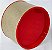TUBO LATA PLASTICO 08 X 05 - VERMELHO - Imagem 1