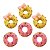 CHARMS P/ DEC C/6 - ROSQUINHA - Imagem 1