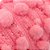 Fita Vivo de Pompom  - 1m x 12mm - B03-ROSA MÉDIO - Imagem 1
