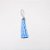 TASSEL COM TULIPA 90MM COM 5 UND - AZUL BEBE - Imagem 1