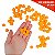 POMPOM POLIESTER 14mm - LARANJA 523 - 100 und - Imagem 2