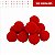 POMPOM POLIESTER 14mm - VERMELHO 145 - 100 und - Imagem 2
