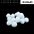 POMPOM POLIESTER 14mm - BRANCO 101 - 100 und - Imagem 2