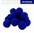 POMPOM POLIESTER 20mm - AZUL ROYAL 207 - 100 und - Imagem 2