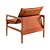 Poltrona Decorativa Jasmim Vivaro Decor Suede Terracota - Imagem 3
