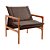Poltronas Decorativa Jasmim Vivaro Decor Suede Marrom - Imagem 2