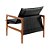 Poltronas Decorativa Jasmim Vivaro Decor Suede Preto - Imagem 3