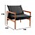Poltronas Decorativa Jasmim Vivaro Decor Suede Preto - Imagem 4
