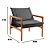 Poltronas Decorativa Jasmim Vivaro Decor Suede Cinza - Imagem 4