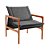 Poltronas Decorativa Jasmim Vivaro Decor Suede Cinza - Imagem 2