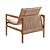 Poltronas Decorativa Jasmim Vivaro Decor Linho Bege Dourado - Imagem 3