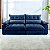 Sofá Retrátil e Reclinável Molas Ensacadas 2,10m Orquídea Vivaro Decor Suede Azul - Imagem 2