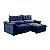 Sofá Retrátil e Reclinável Molas Ensacadas 2,30m Orquídea Vivaro Decor Suede Azul - Imagem 8