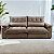 Sofá Retrátil e Reclinável Molas Ensacadas 2,30m Orquídea Vivaro Decor Suede Capuccino - Imagem 2