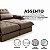 Sofá Retrátil e Reclinável Molas Ensacadas 2,30m Orquídea Vivaro Decor Suede Capuccino - Imagem 3