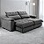 Sofá Retrátil e Reclinável Molas Ensacadas 2,30m Orquídea Vivaro Decor Suede Cinza - Imagem 1