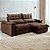 Sofá Retrátil e Reclinável Molas Ensacadas 2,30m Orquídea Vivaro Decor Suede Marrom - Imagem 6
