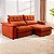 Sofá Retrátil e Reclinável Molas Ensacadas 2,30m Orquídea Vivaro Decor Suede Terracota - Imagem 6