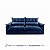 Sofá Retrátil e Reclinável Molas Ensacadas 2,50m Orquídea Vivaro Decor Suede Azul - Imagem 7