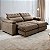 Sofá Retrátil e Reclinável Molas Ensacadas 2,50m Orquídea Vivaro Decor Suede Capuccino - Imagem 1