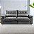 Sofá Retrátil e Reclinável Molas Ensacadas 2,50m Orquídea Vivaro Decor Suede Cinza - Imagem 2