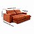 Sofá Retrátil e Reclinável Molas Ensacadas 2,50m Orquídea Vivaro Decor Suede Terracota - Imagem 3