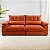 Sofá Retrátil e Reclinável Molas Ensacadas 2,50m Orquídea Vivaro Decor Suede Terracota - Imagem 2