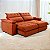 Sofá Retrátil e Reclinável Molas Ensacadas 2,50m Orquídea Vivaro Decor Suede Terracota - Imagem 1