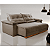 Sofá Retrátil e Reclinável Molas Ensacadas 2,50m Bonina Vivaro Decor Suede Capuccino - Imagem 1