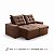 Sofá Retrátil/Reclinável Pará 1,90m Suede Marrom com molas no assento Vivaro Decor - Imagem 7