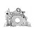 Bomba Óleo Corolla 1.8 16V 1992 a 2001 Motor 7AFE - Com Furo Sensor Rotação - Imagem 3