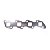 Junta Coletor Escape Nissan Frontier 2009 a 2016  Pathfinder 2.5 16v 2006 a 2009 - Imagem 1