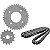 Kit Relação Biz 100 1998 a 2005 Sem Retentor - Imagem 4