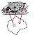 Kit Junta Bomba Óleo Argo Bravo Cronos Doblo Grand Siena Idea Linea Punto Palio Strada Toro Renegade 1.6 1.8 ETORQ - Imagem 3