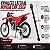 Cavalete Lateral CRF 250F 2019 a 2025 - Alongado (38cm) - Imagem 5