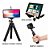Mini Tripé Flexível Ajustável Móvel Para Celulares E Câmeras - Imagem 1