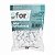SFOR FIXA FIO COAXIAL N°8 BRANCO C/100 - Imagem 1